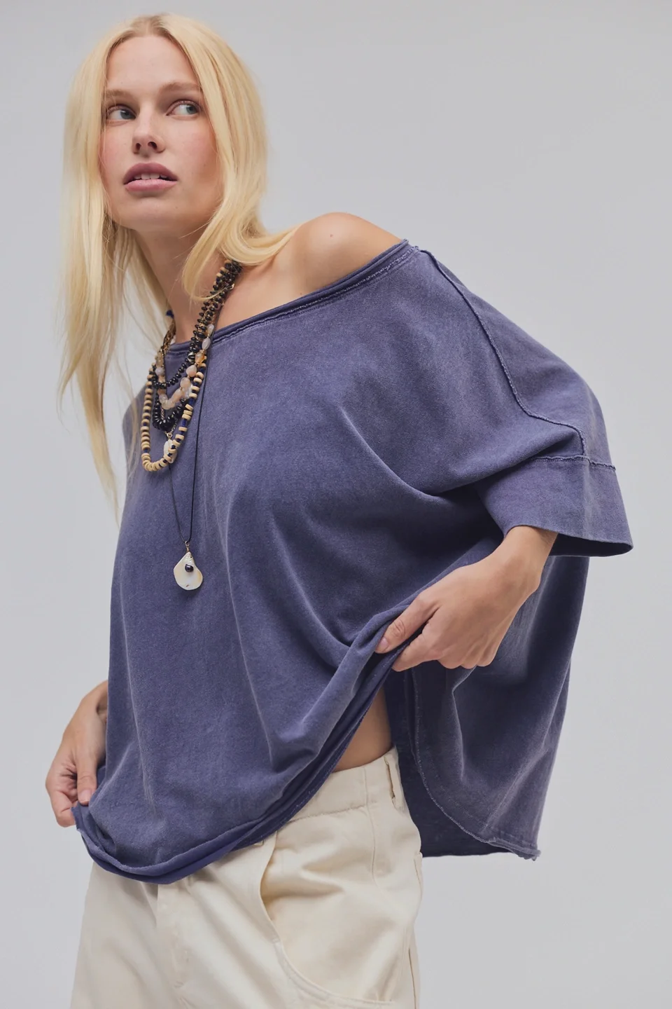 We The Free Rex Oversized Cotton Tee - 1