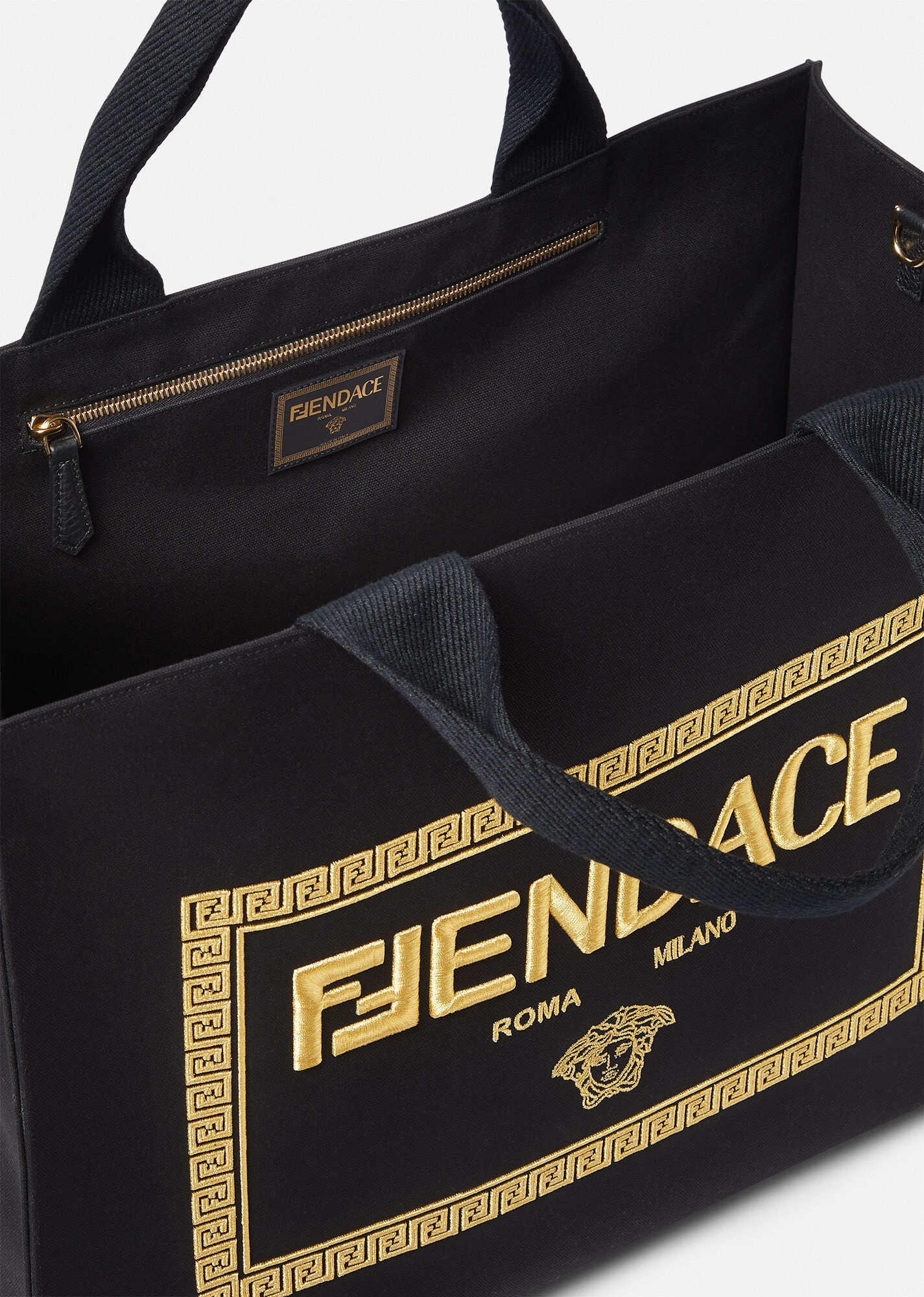 Fendace Logo Large Tote Bag - 4