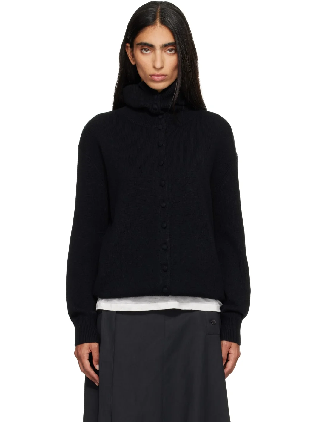 Black Denie Cardigan - 1