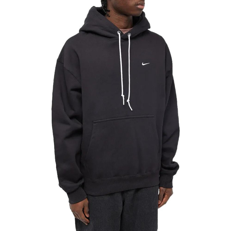 Nike Nike Solo Swoosh Fleece Pullover Hoodie DX1355-010 outlook