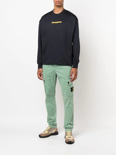 Stone Island Compass-patch cargo trousers outlook