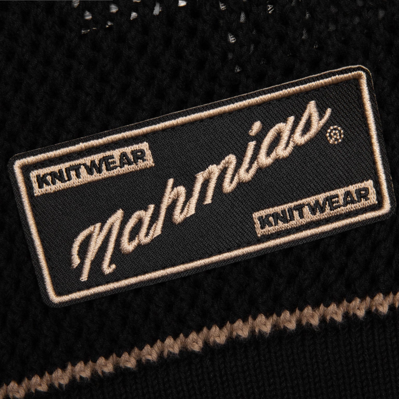 KNIT 24 FOOTBALL SHIRT - BLACK - 3