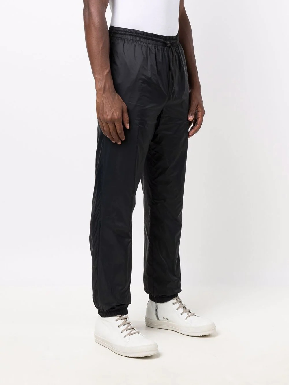 drawstring logo track pants - 3