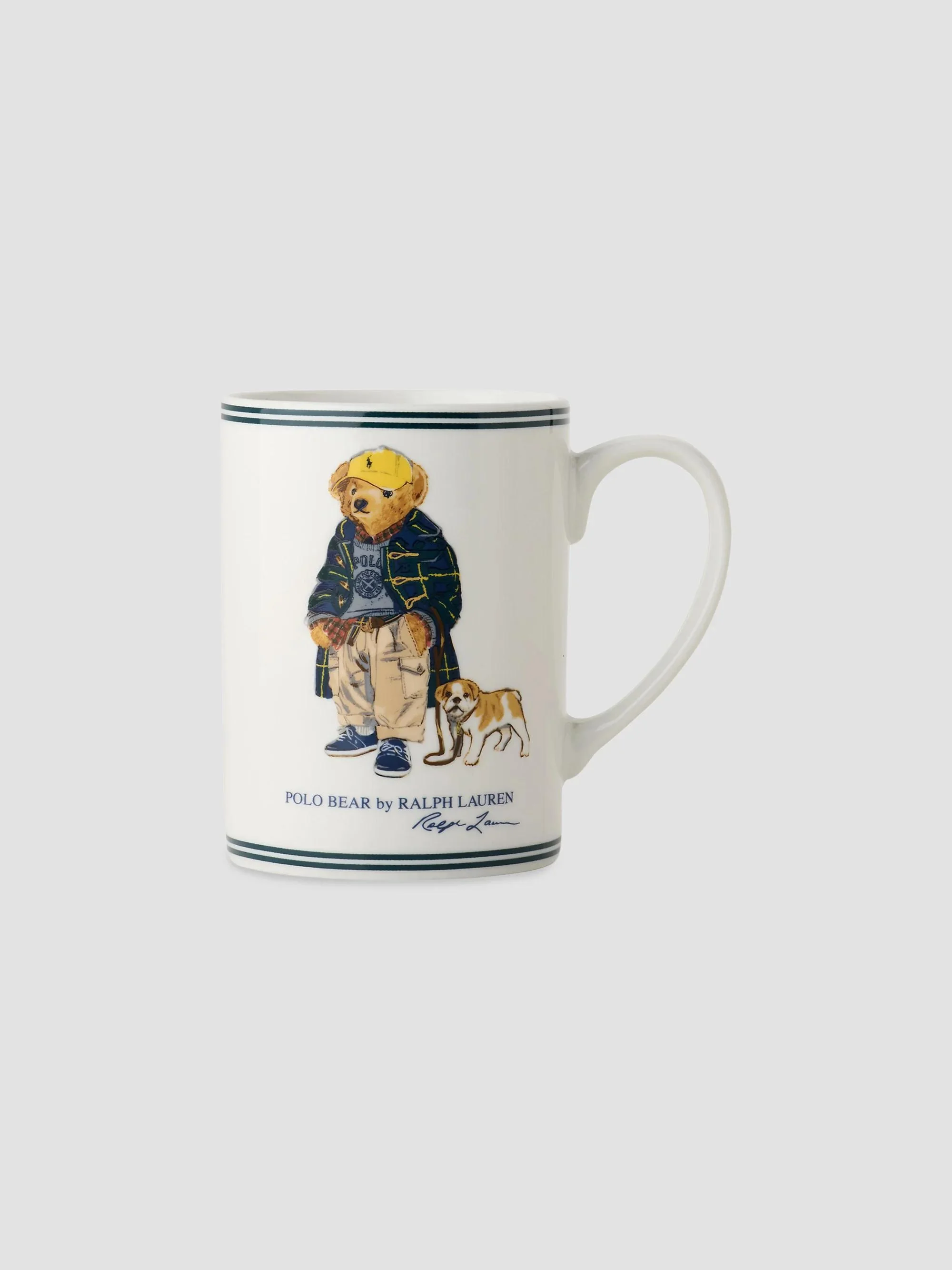 Toggle Coat Bear Mug - White Multi - 1