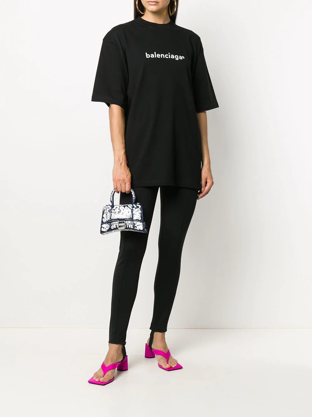 oversized logo-print T-shirt - 2