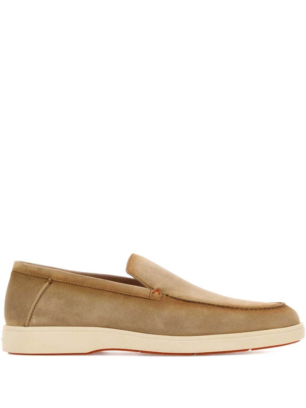 suede slip-on loafers - 1
