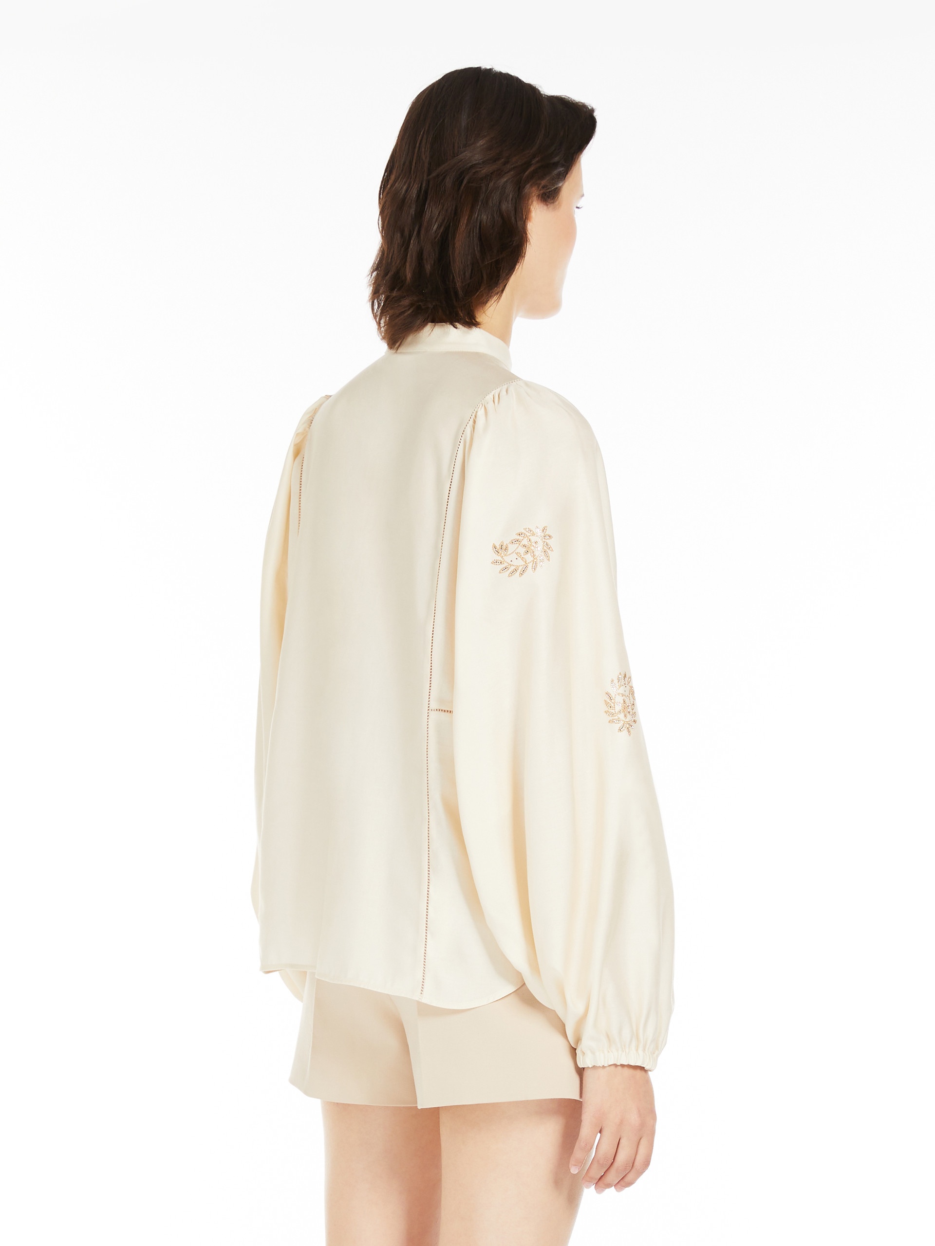 CALADIO Lightweight cotton satin shirt - 4