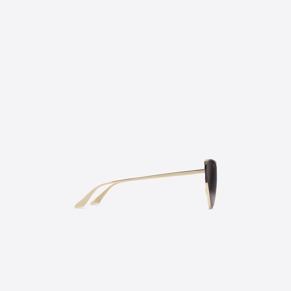 Shield 2.0 Cat Sunglasses  in Gold - 3