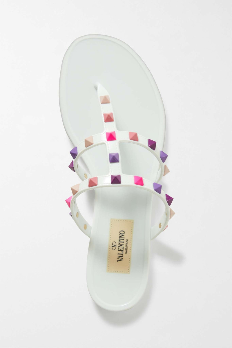 The Summer Rockstud rubber sandals 5