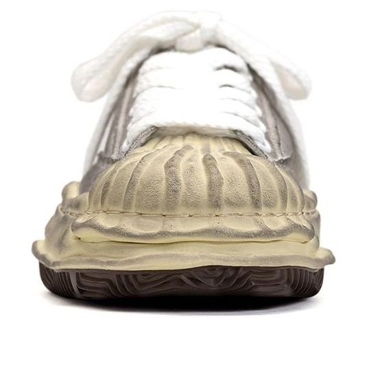 Maison MIHARA YASUHIRO Blakey OG Sole Distressed Canvas Low 'White' A10FW712-WHITE - 3