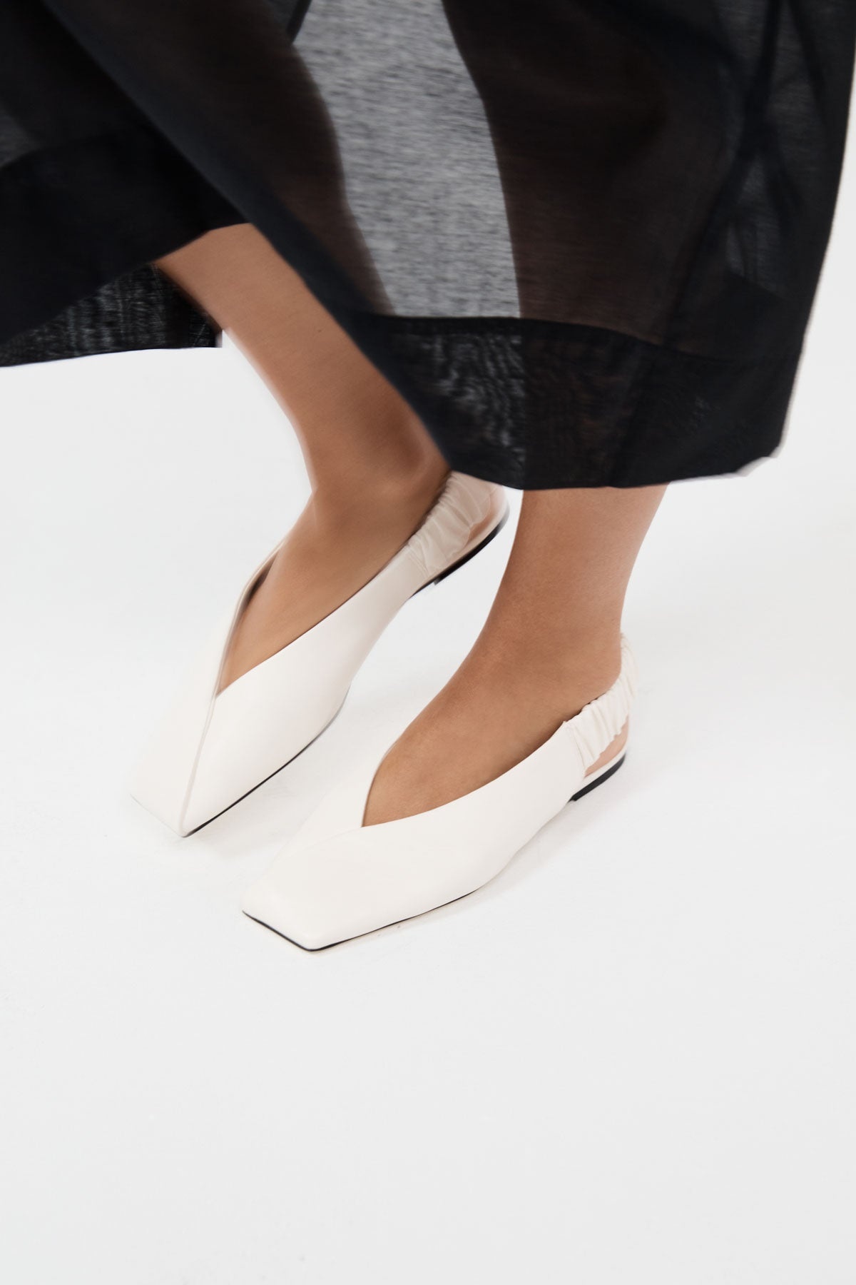 Envelope Sling Back Flat - Tofu - 5