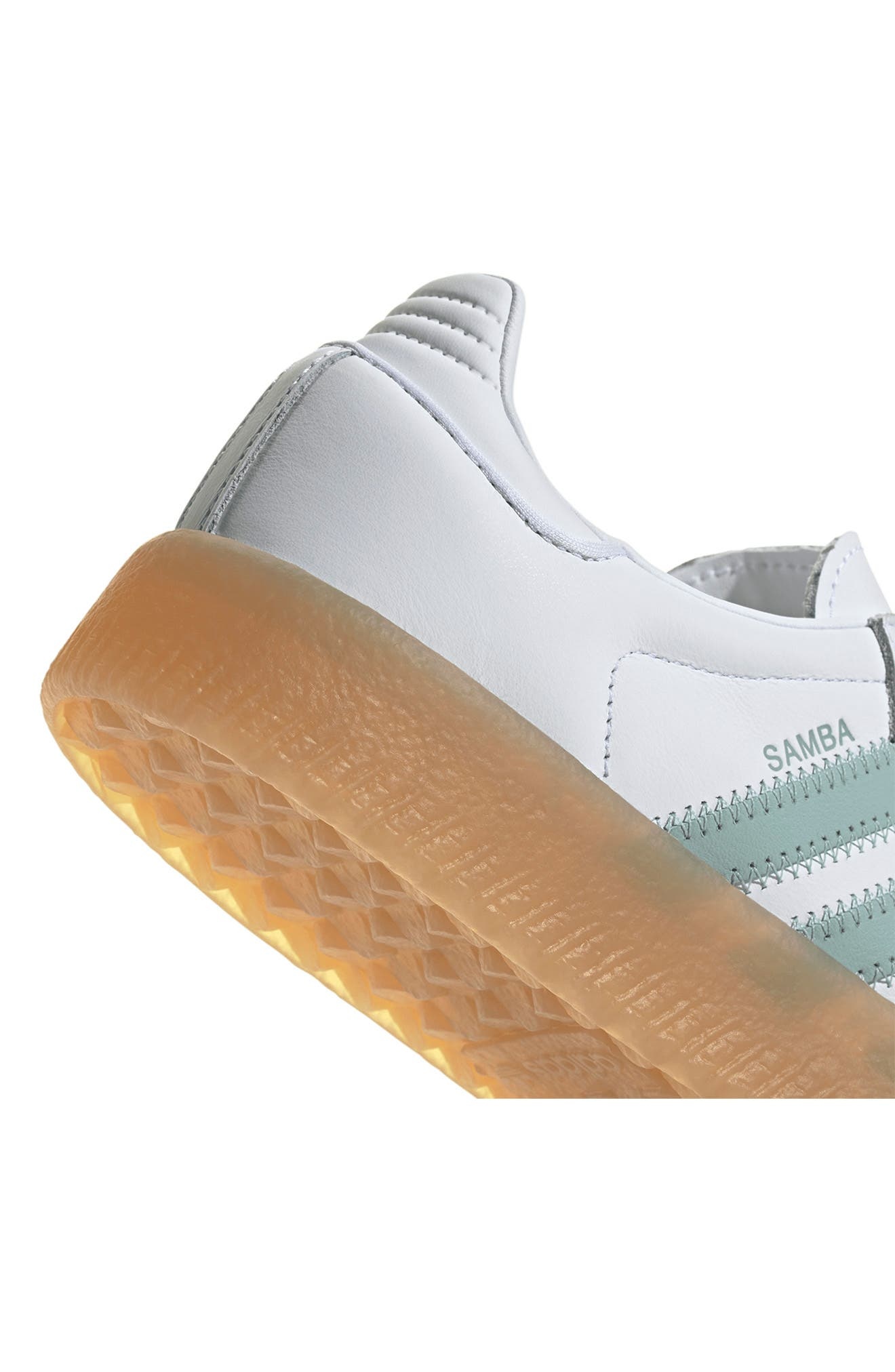 adidas Sambae Sneaker in White/Wonder Blue/Off White at Nordstrom - 7
