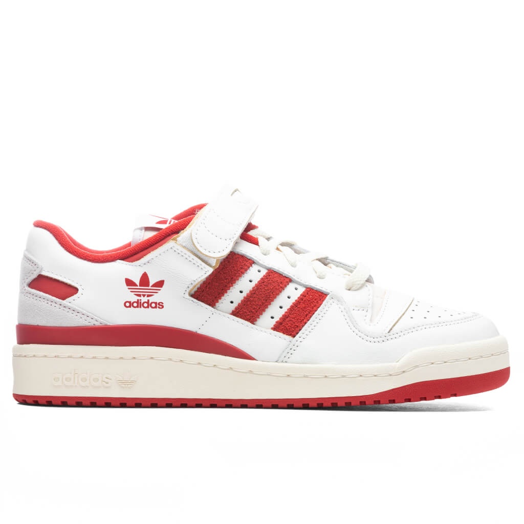 FORUM 84 LOW - CLOUD WHITE/TEAM POWER RED - 1