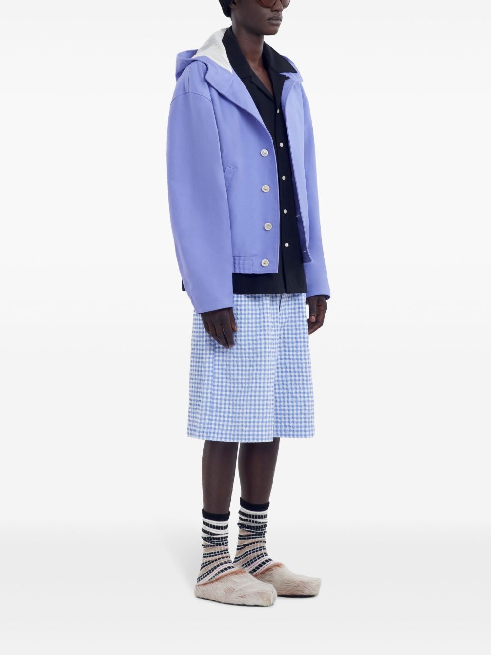 spread collar shirt - 2