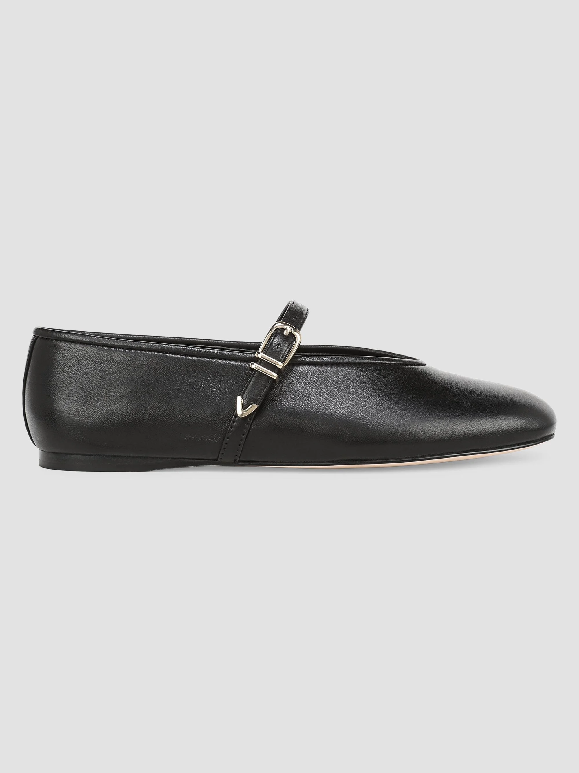 Women's Margot MJ Leather Mary Janes - Black - 1