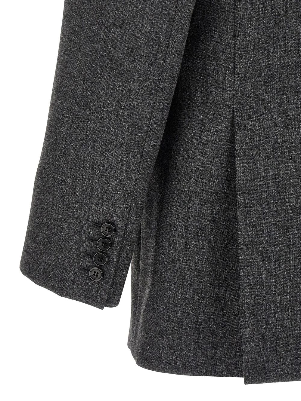 double-breasted peak-lapel blazer - 4