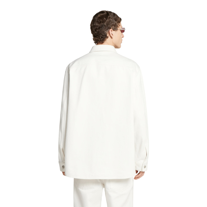 Cotton selvedge denim shirt 4