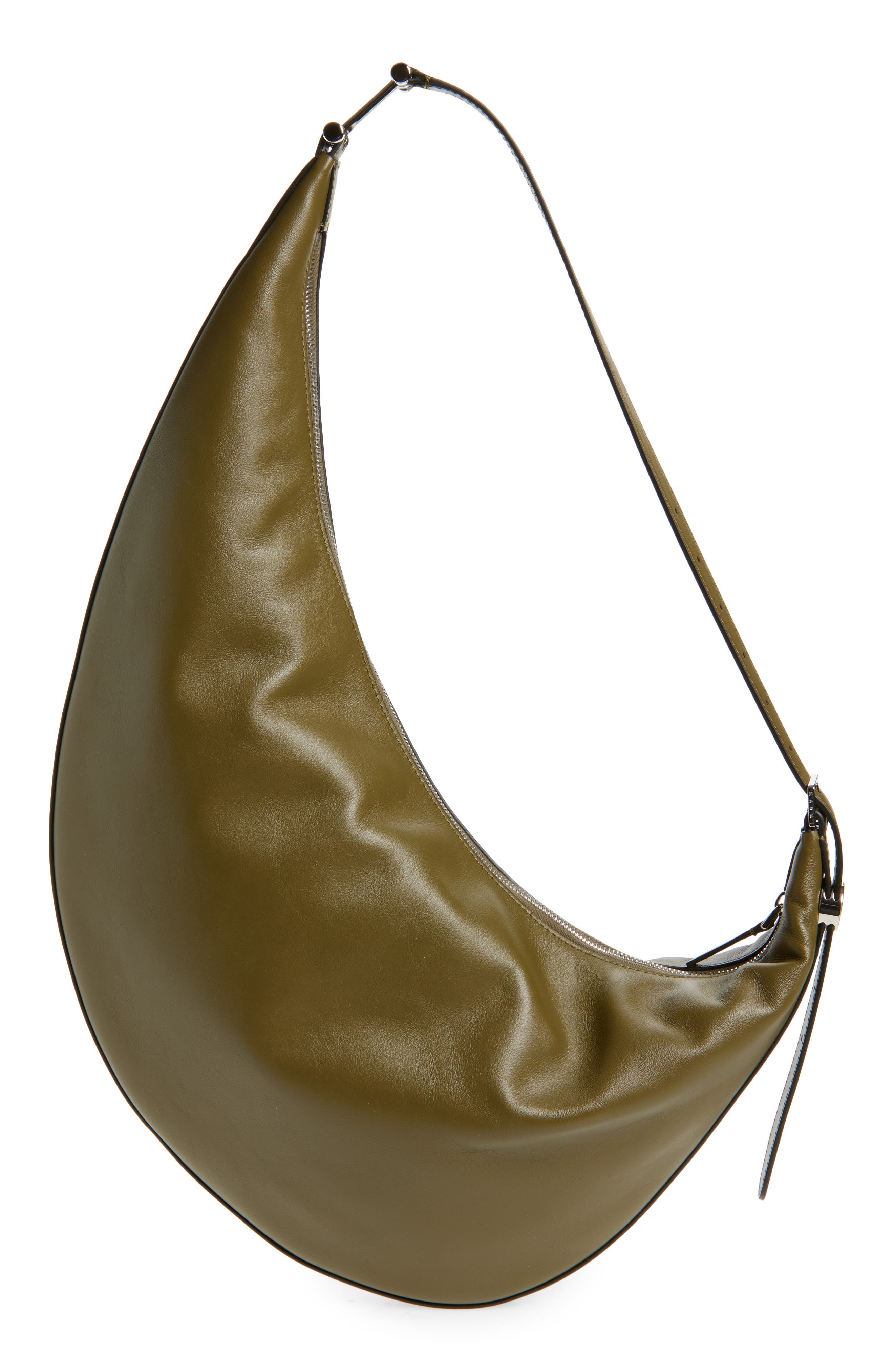 Marni Small Dot Leather Hobo Bag in 376 - 4