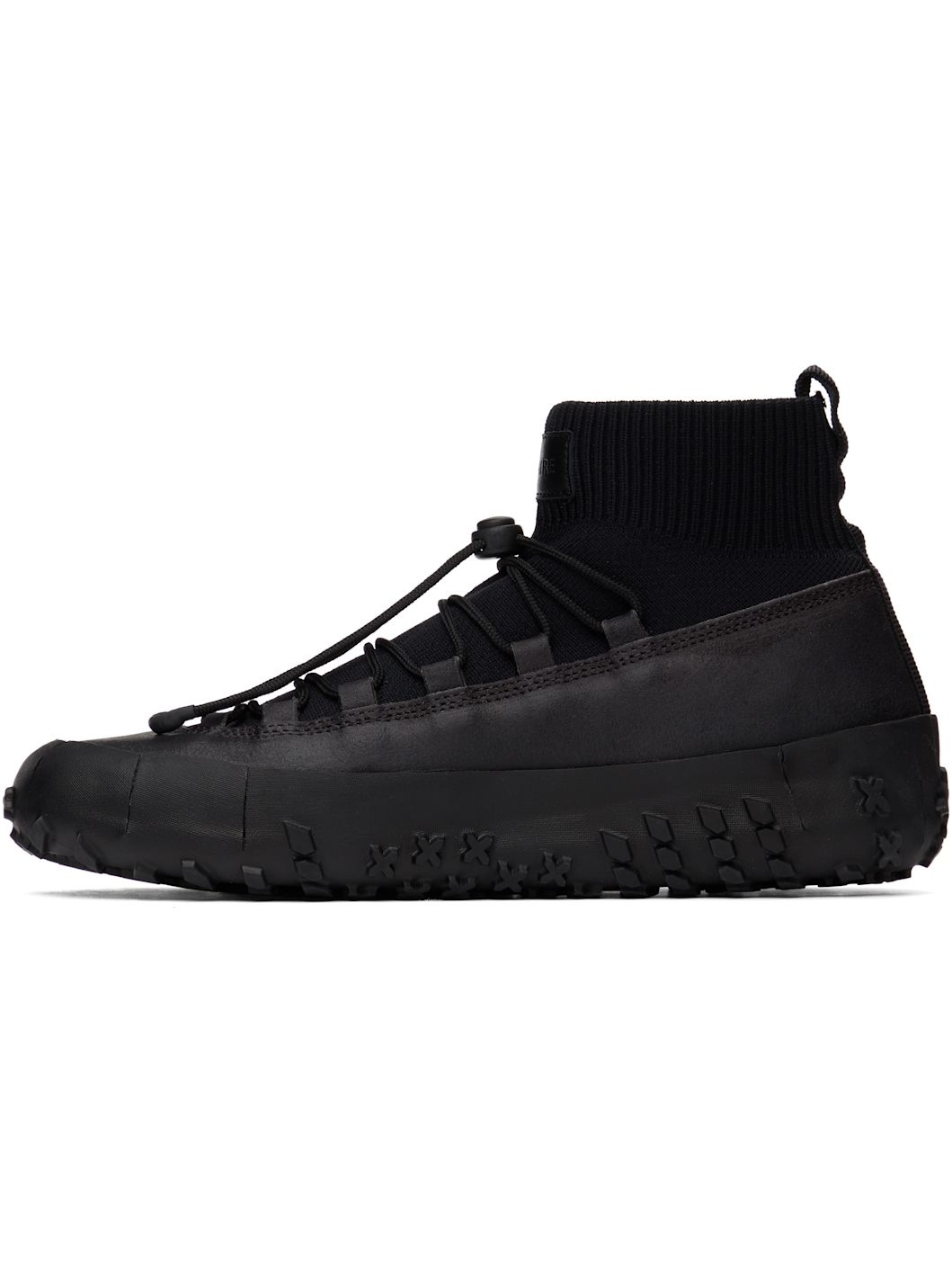 Black Vibram Wrap On Sneakers - 3