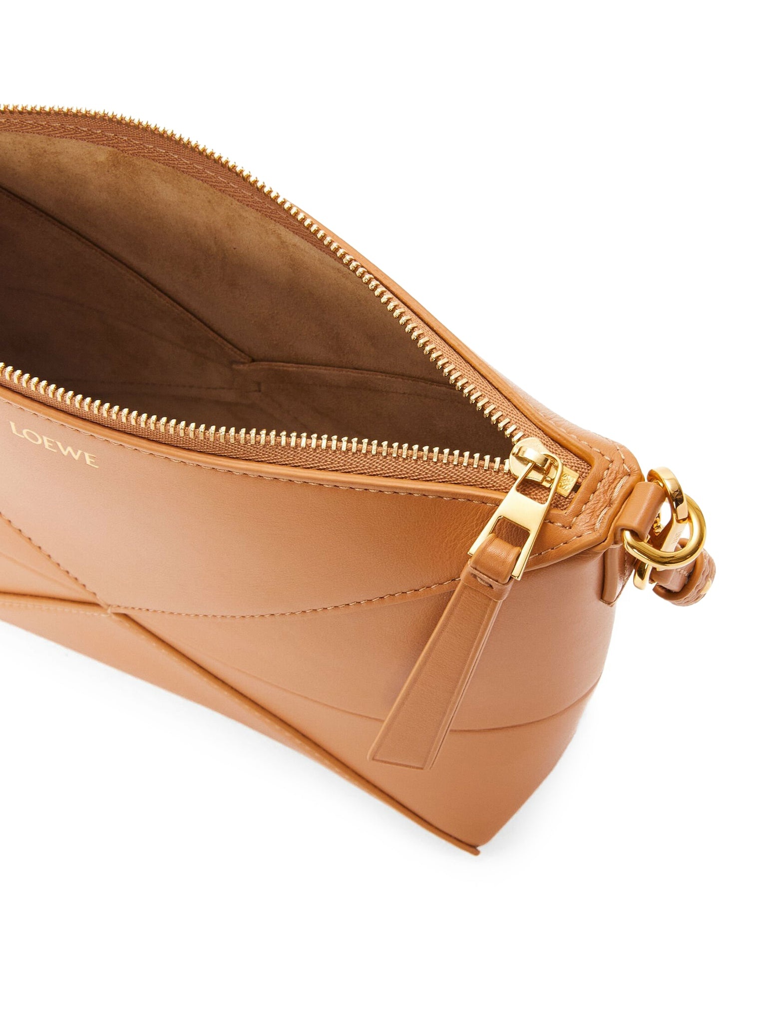 PUZZLE FOLD CLUTCH BAG IN SHINY CALFSKIN - 9