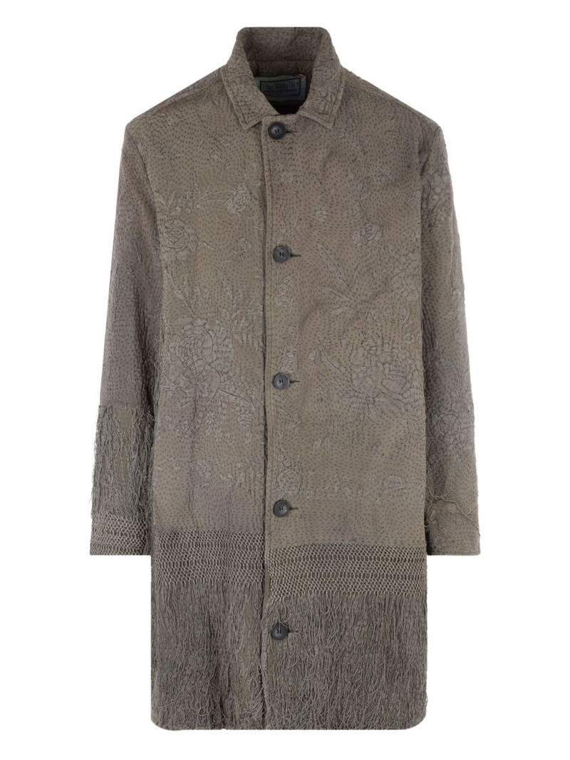 embroidered-fringe coat 1