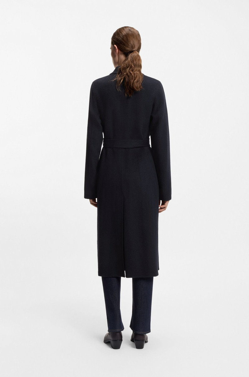 SLIM-FIT COAT IN A GLEN-CHECKED WOOL BLEND 4