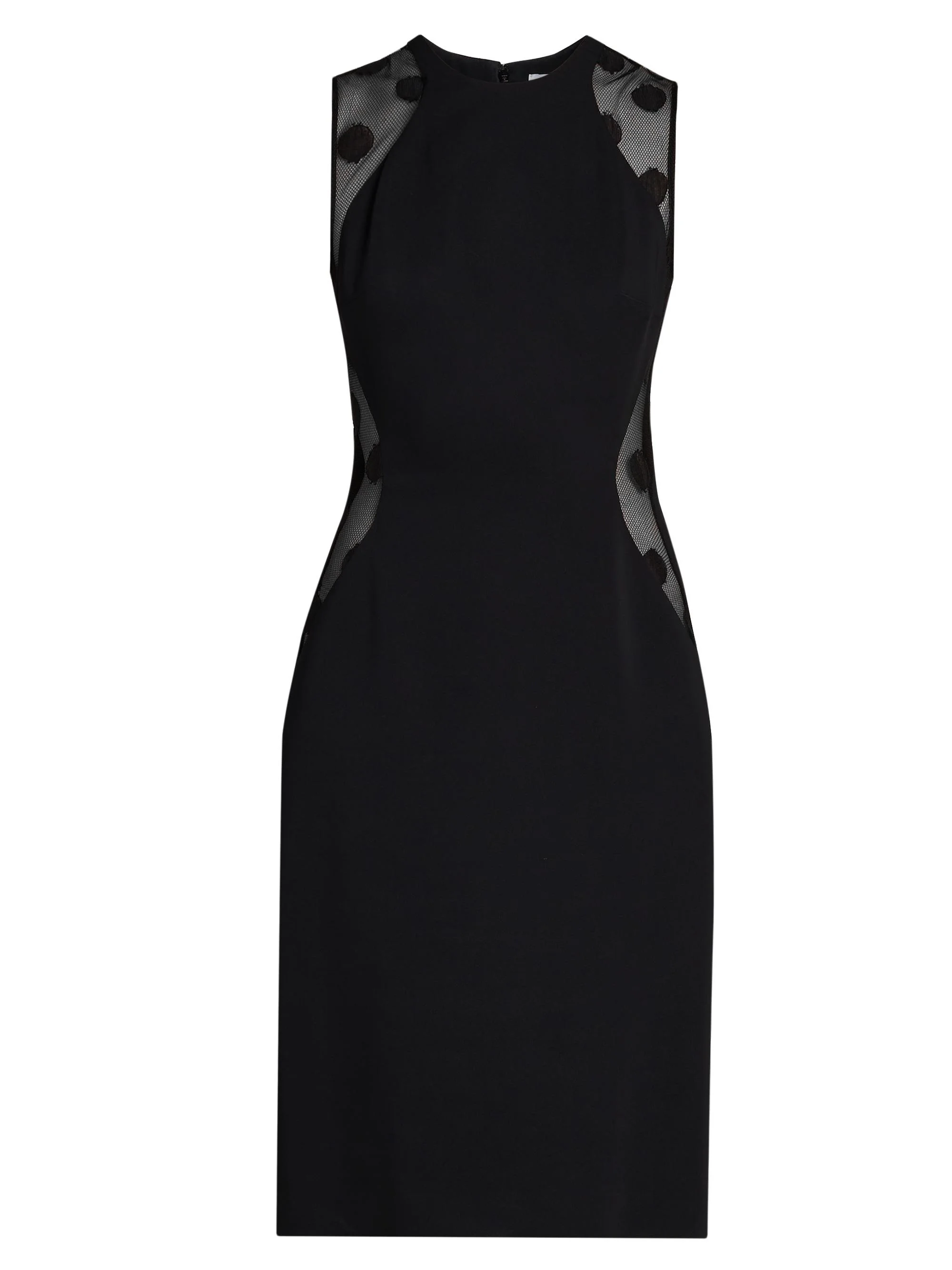 Women's Miracle Polka Dot Sheath Dress - Black - 1