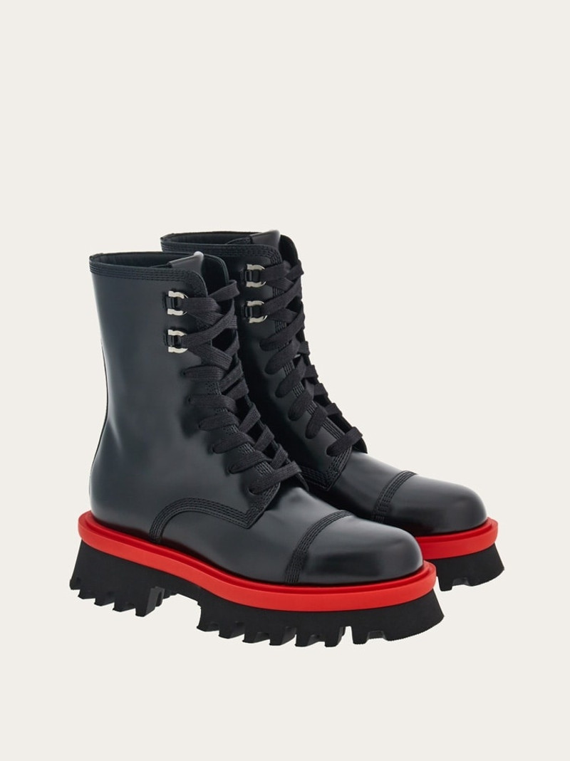COMBAT BOOT WITH CHUNKY SOLE 4