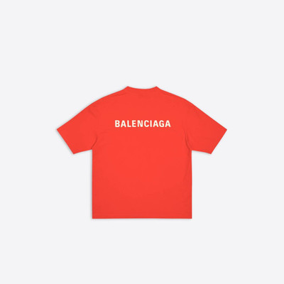 BALENCIAGA Men's Balenciaga T-shirt Regular Fit  in Red outlook