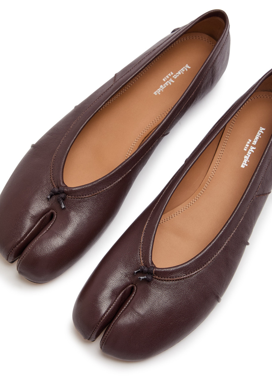 Maison Margiela Tabi Leather Ballet Flats - 3