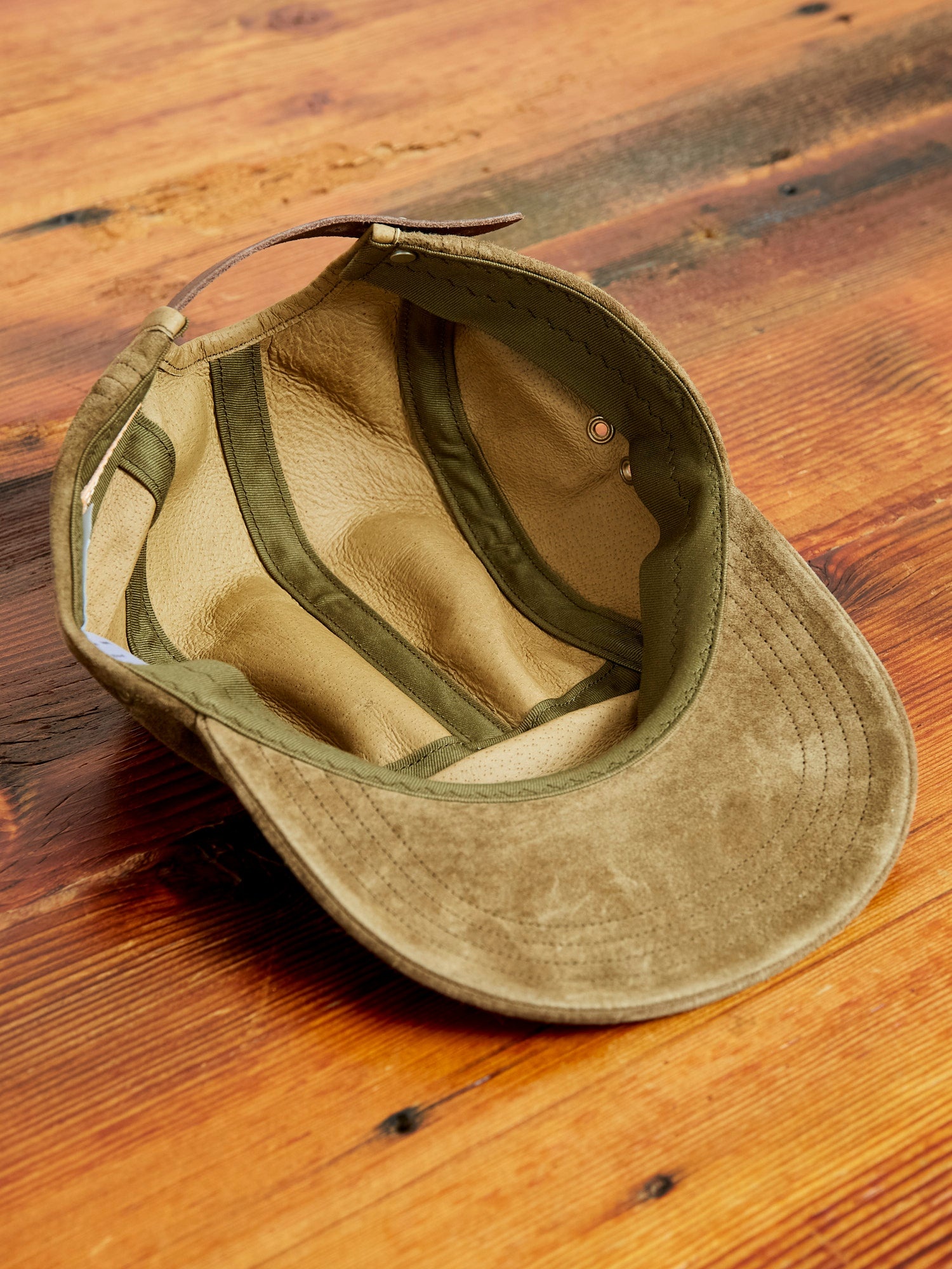 Hender Scheme Pig Jet Cap in Khaki Olive | blueowl | REVERSIBLE