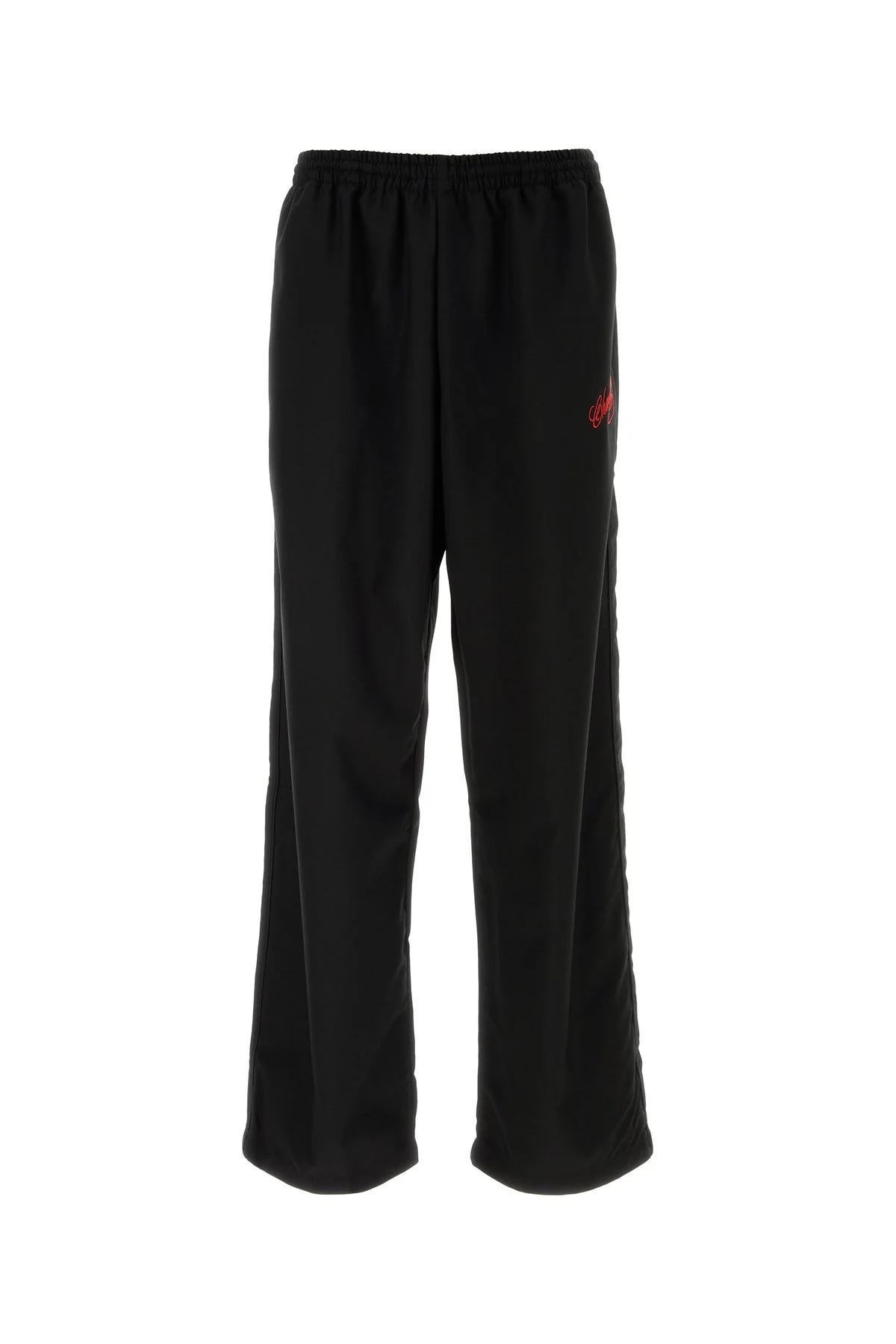 Black wool Ruff pant - 1