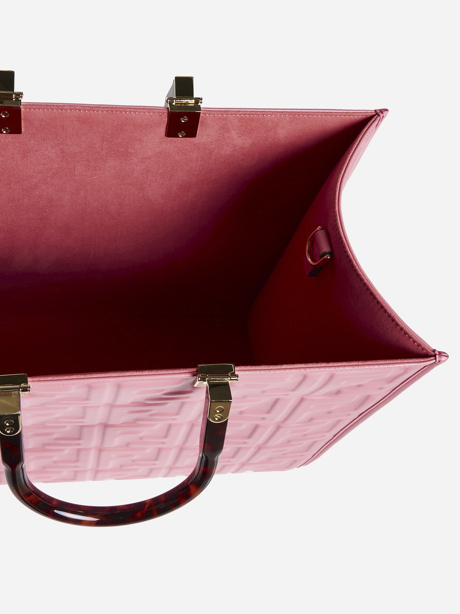 Fendi Sunshine FF leather medium tote bag - 6