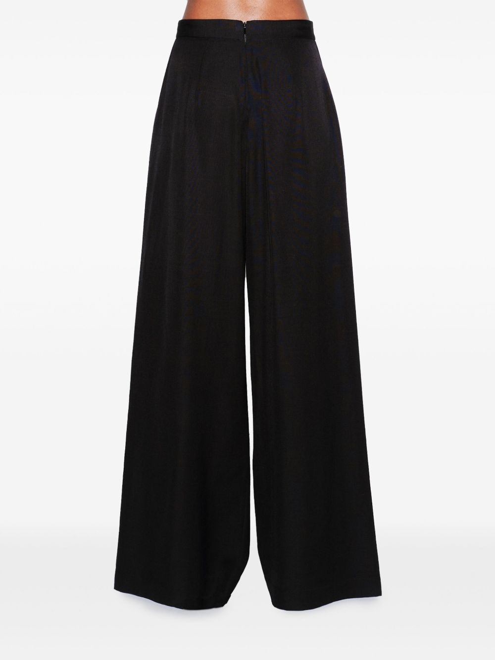 high-waist wide-leg trousers - 4