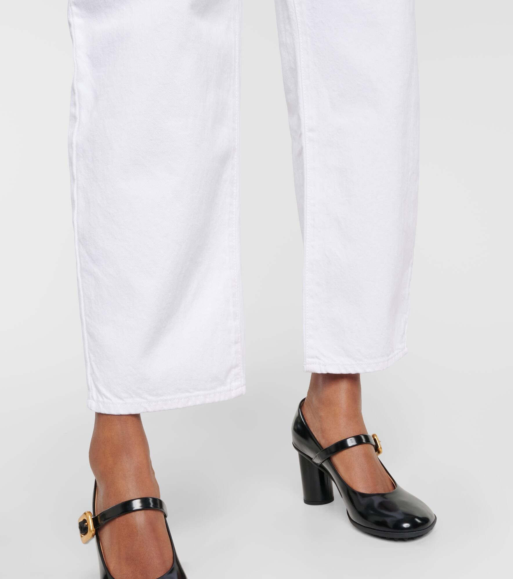 High-rise barrel-leg jeans - 5
