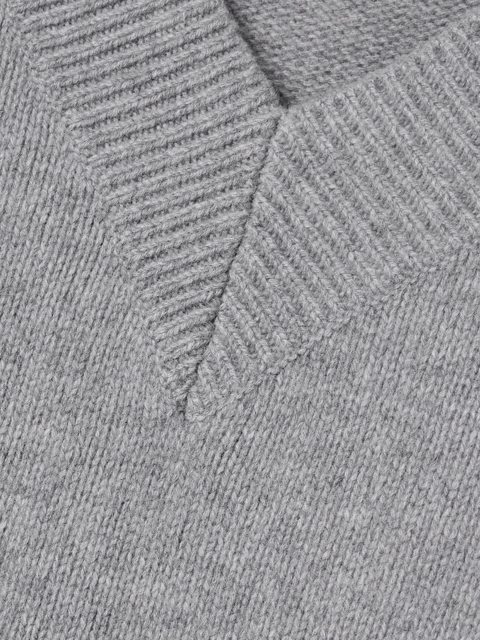 Gazette wool and cashmere-blend sweater Light gray - 5