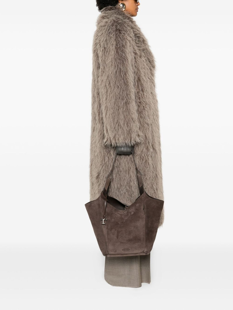 Tod's suede tote bag outlook