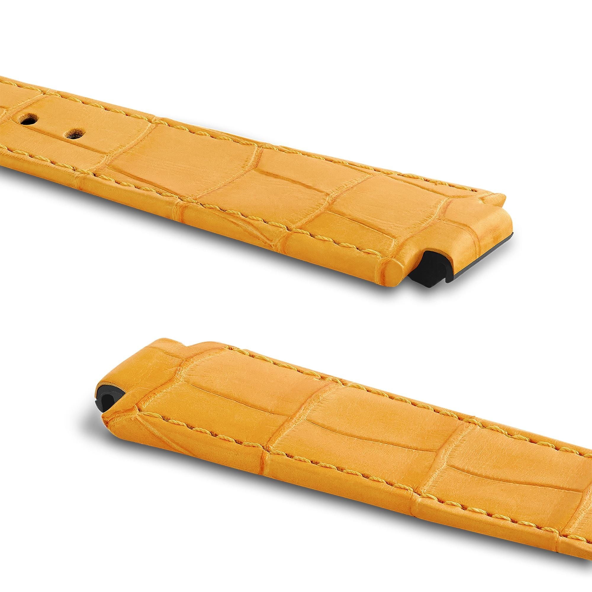 STRAP TAMBOUR ALLIGATOR YELLOW L/L - 2