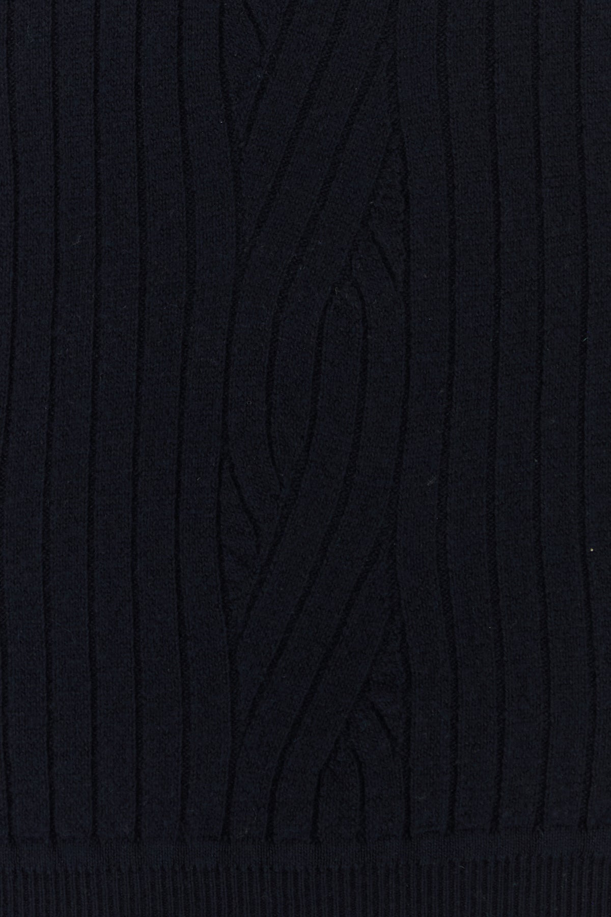 Black wool blend sweater - 3