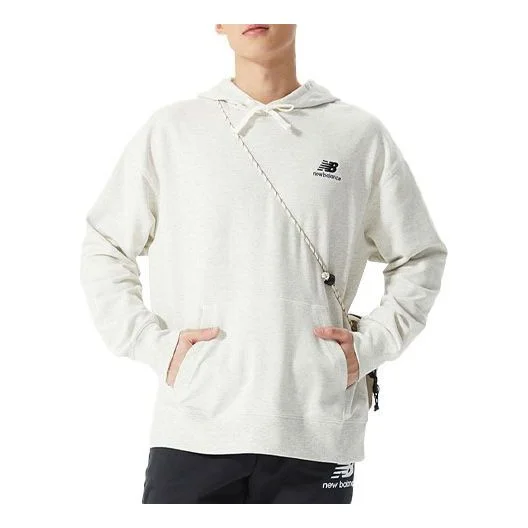 New Balance Essentials Unissentials Sweat Pullover Hoodie Asia Sizing 'Sea Salt Heather' UT21500-SAH - 1