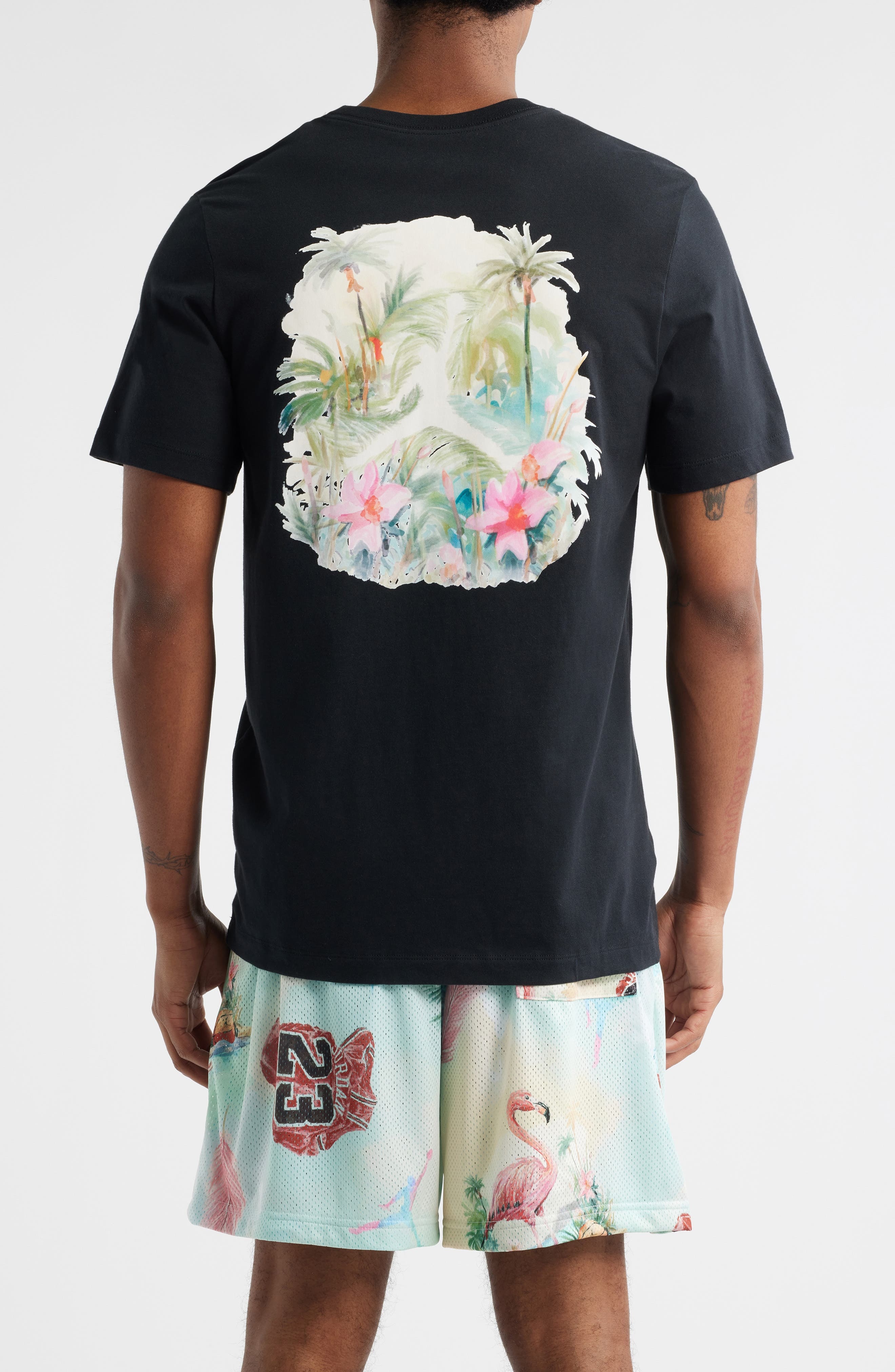 Jordan Flight Essentials Summertime Vibes Graphic T-Shirt in Black/White at Nordstrom - 2