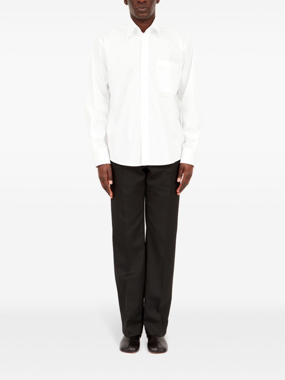 detachable-collar shirt - 2