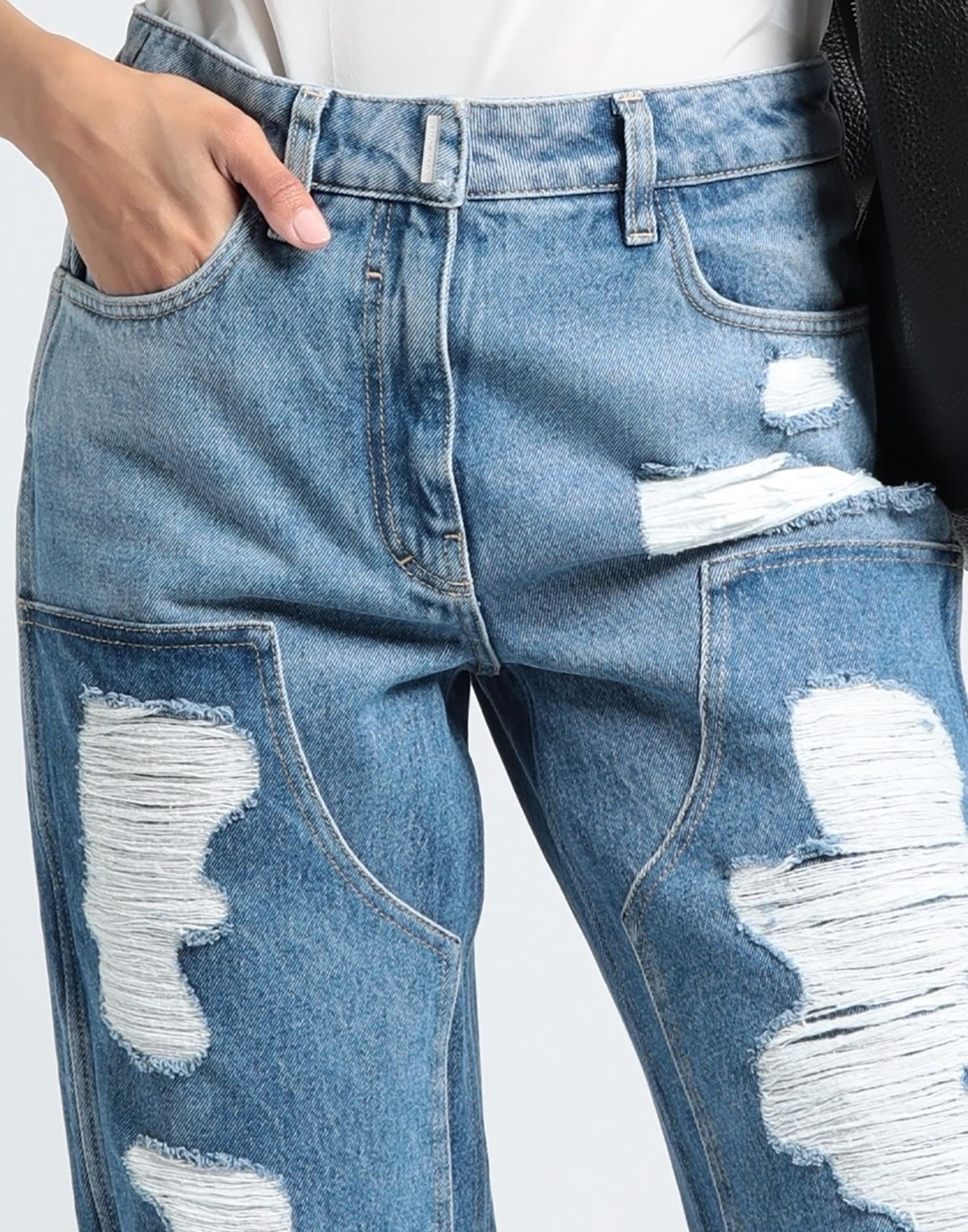 Blue Women's Denim Pants - 4