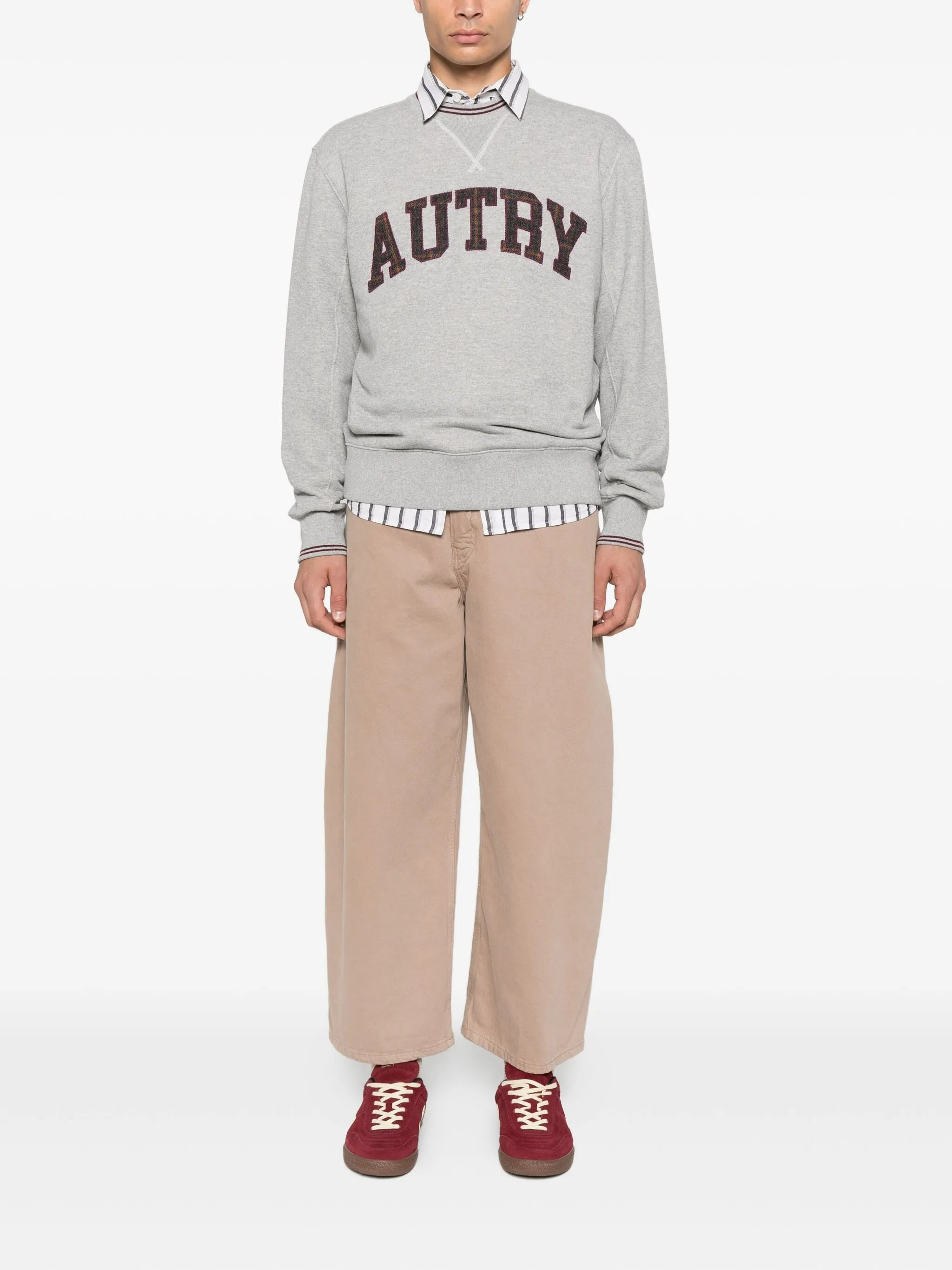 Autry Logo-embroidered Crew-neck Sweatshirt - 5