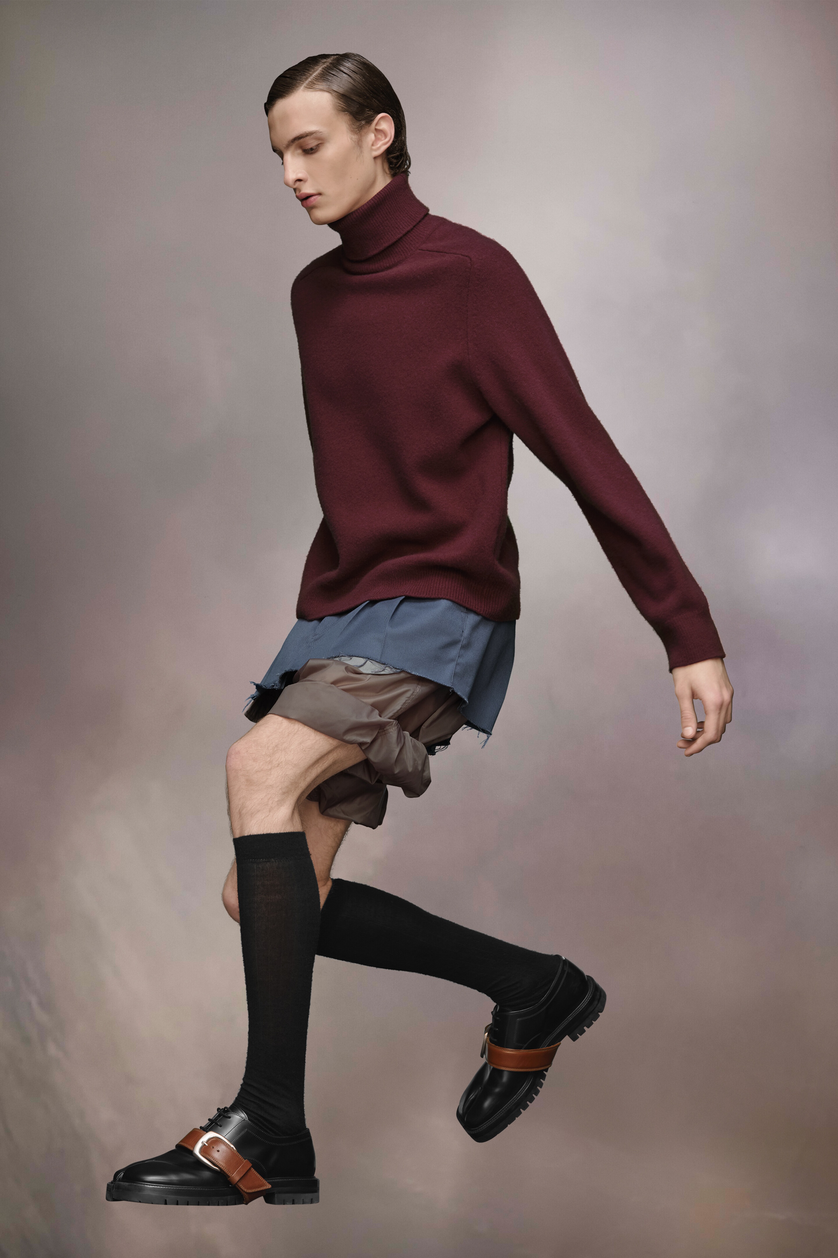Washed Lambswool Roll-Neck Sweater - 4