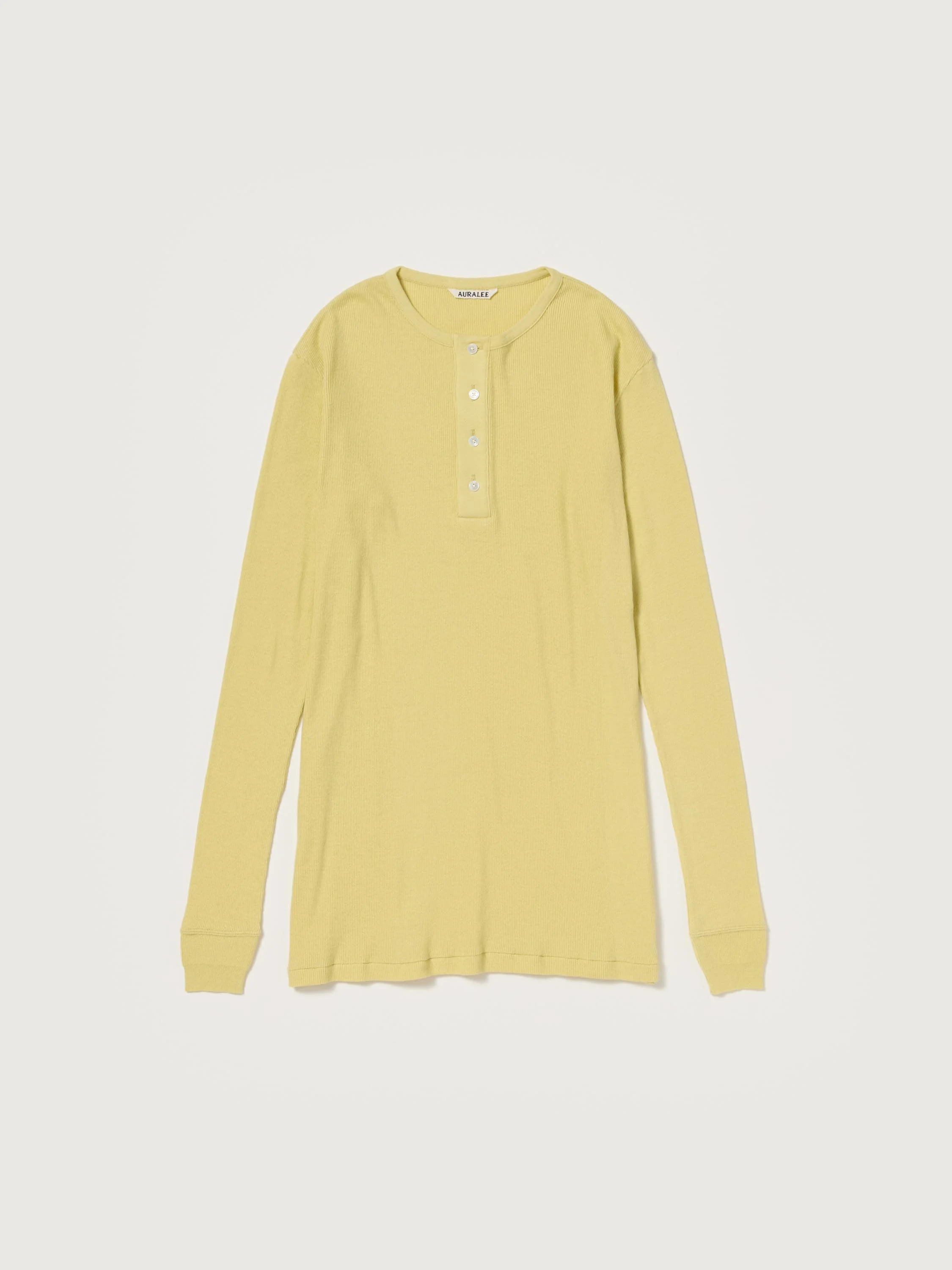 ORGANIC SOFT RIB HENLEY NECK P/O - 1