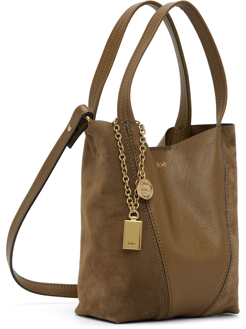 Chloé Brown Small 'Chloé Spin' Tote outlook