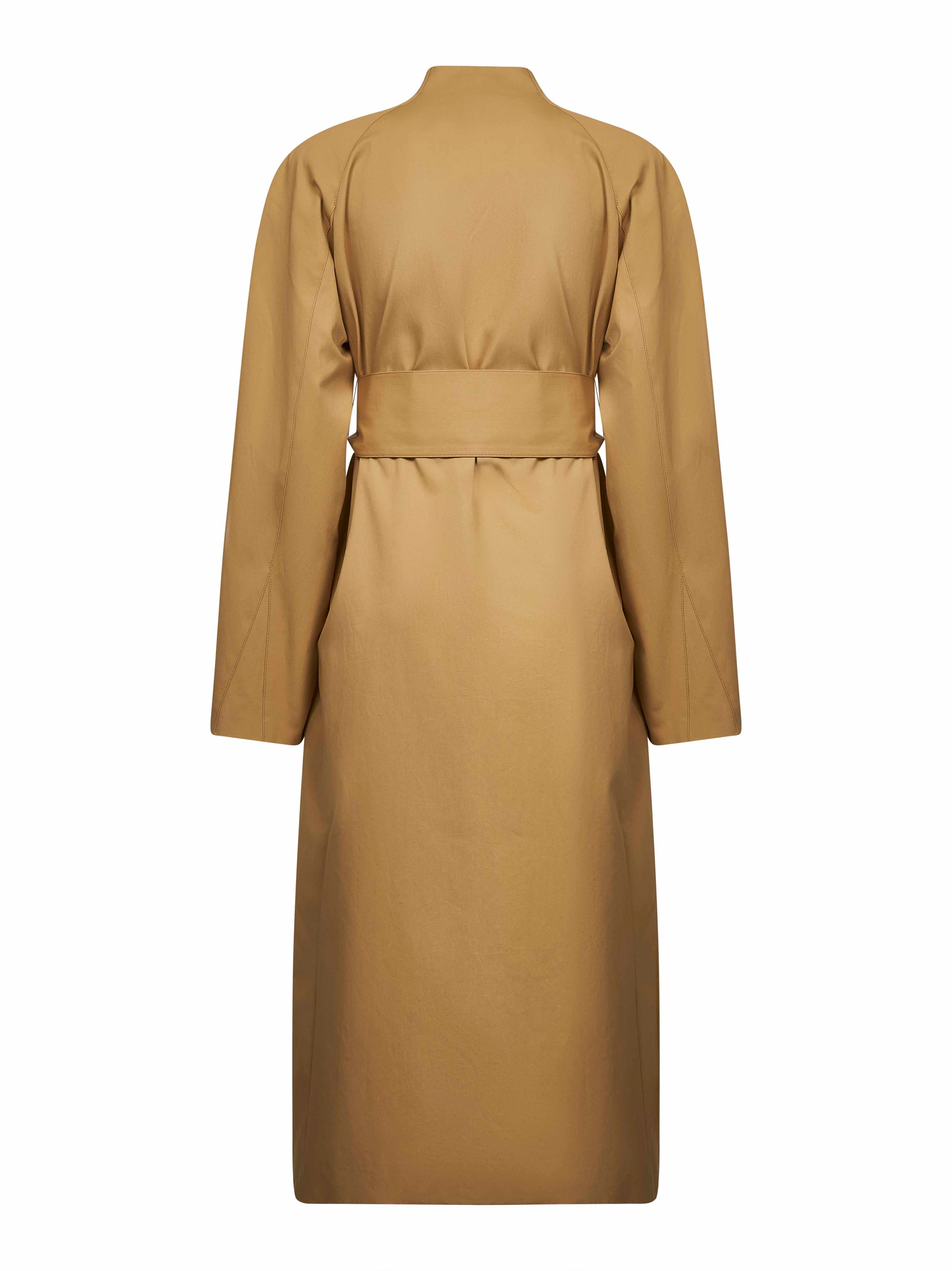 Beige cotton gabardine Lagden trench coat - 2