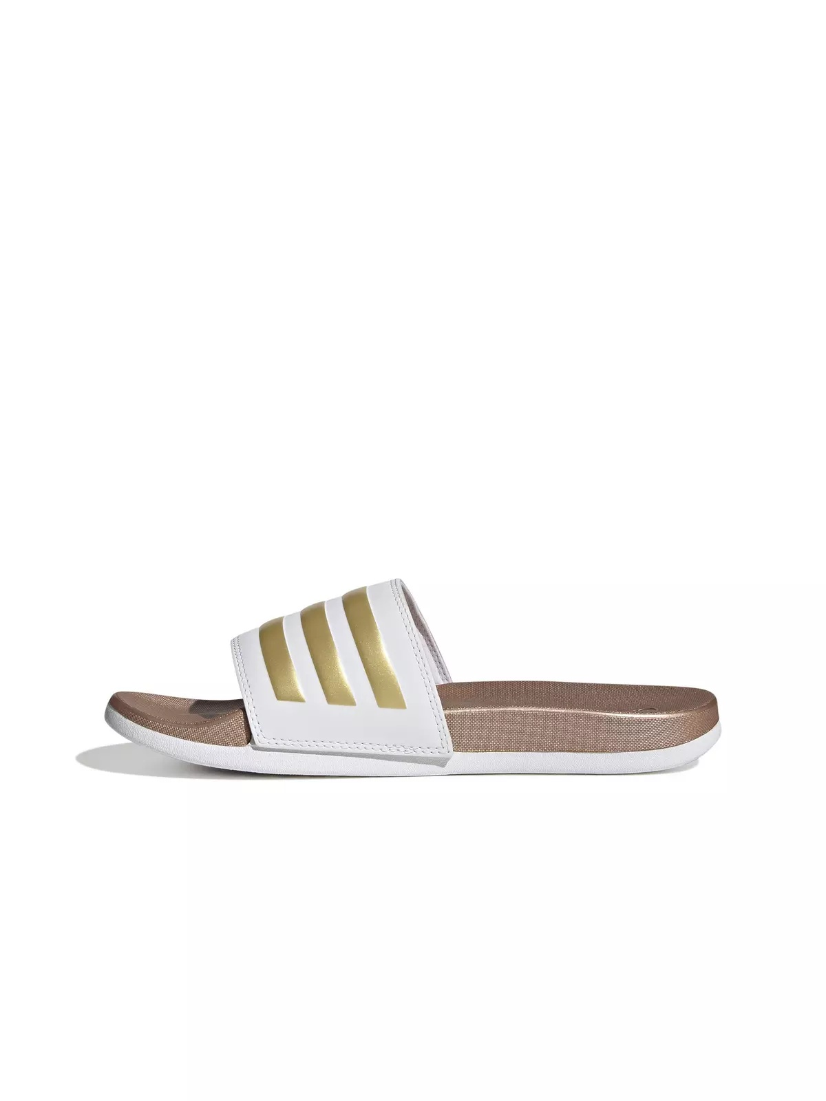 Adilette Comfort "Cloud White/Cloud White/Matte Gold" Women's Slide - 2