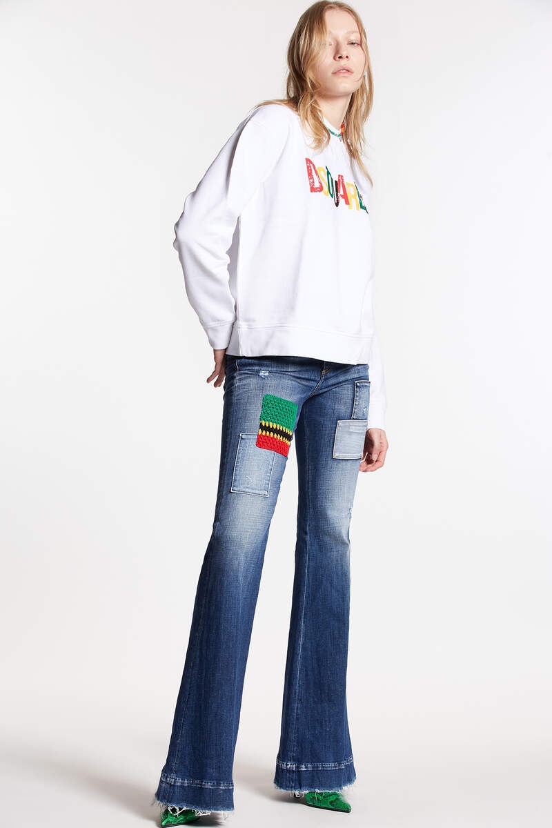 DSQUARED2 RAINBOW COOL SWEATSHIRT - 4